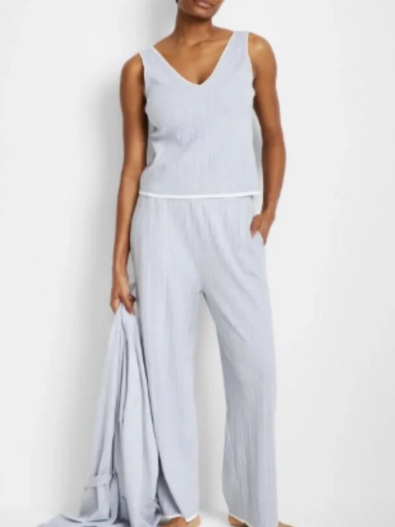 State Of Day Women's Ribbed Loungewear Pajama Pants